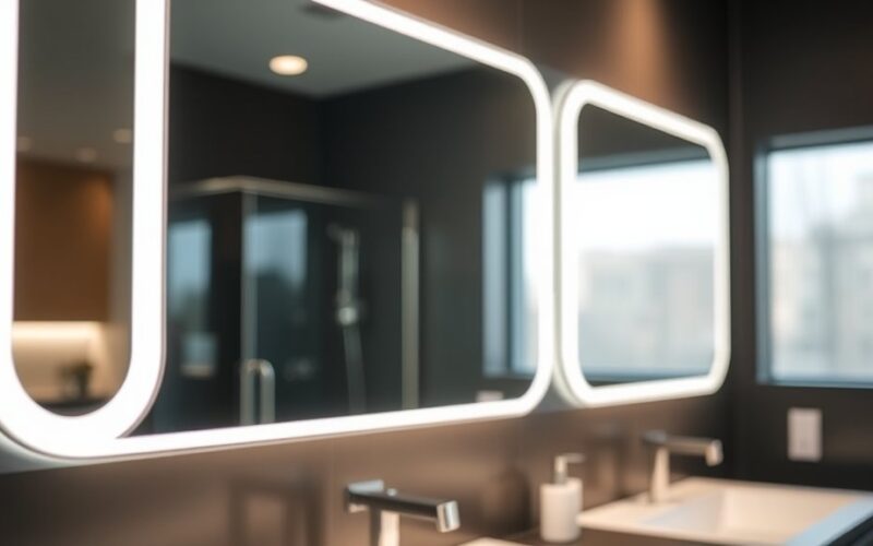 Verhoog de functionaliteit en stijl van je badkamer met verlichte spiegels